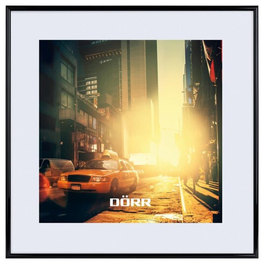 DÃRR New York Square Billedramme Plast 40x40cm Svart
