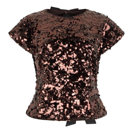 Ganni Dame Bluser & Skjorter Brun XS Ganni Dame Bluser & Skjorter Brun XS