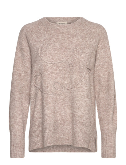 FREE/QUENT Fqgrsevalin-Pullover - Beige - XL