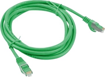 Lanberg Koblingskabel Rj 45 Hann Til Rj 45 Hann Foliebelagt Uskjermet Tvinnet Kabelpar F/Utp Cat 6 Formstøpt Uten Hindringer Flertrådet Grønn Ral 6024