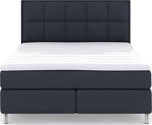 Select No 3 Komplett Sengepakke 180x200 Fast/Medium Blå/Metallben