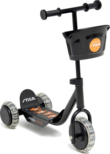 Stiga Scooter Mini Kid 3 W sparkesykkel junior STD Svart Stiga Scooter Mini Kid 3 W sparkesykkel junior STD Svart