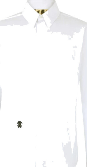 Roberto Cavalli Herre Skjorter Hvit S, Roberto Cavalli Herre Skjorter Hvit S,