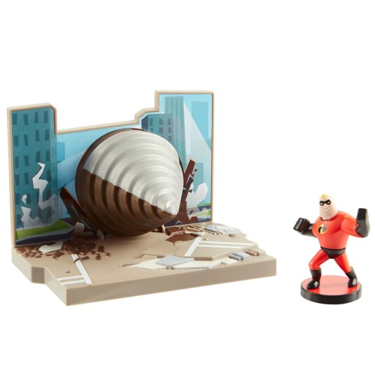 The Incredibles 2 Acion Pack Drill Attack lekesett med figur