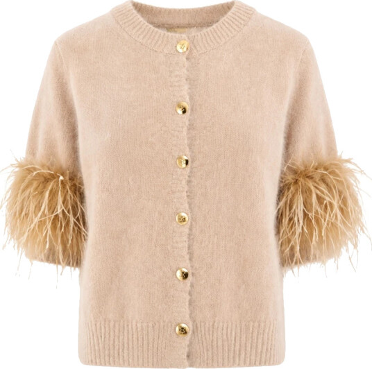PHO Firenze, Dame, Strikkevarer, Beige, S,