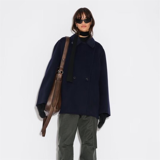 Felsa Wool Peacoat - Dk. Blue Felsa Wool Peacoat - Dk. Blue