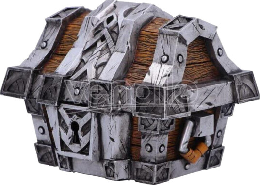Nemesis Now World of Warcraft Håndmalt Skattekiste Boks Nemesis Now World of Warcraft Håndmalt Skattekiste Boks