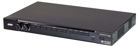 ATEN VP3520 5x2 matrisebryter / skalerer / lydinnbygger/-fjerner / HDBaseT-omformer / lydeffektforsterker