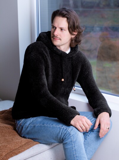 Garnius 24024 H Charlie hettegenser Svart