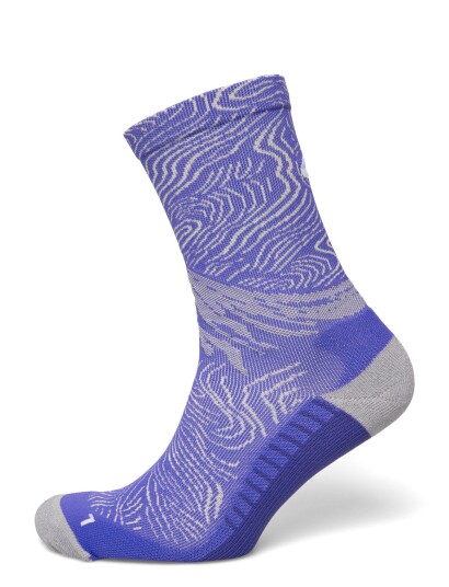 Asics Fujitrail Graphic Crew Sock Purple XL Asics Fujitrail Graphic Crew Sock Purple XL