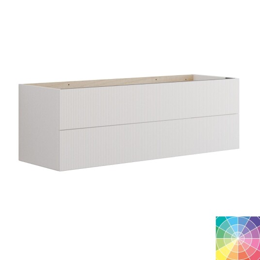 Dansani Calidris Rillet Servantskap 2 Skuff D40cm NCS Farge / 120cm DA-C09-C099 Dansani Calidris Rillet Servantskap 2 Skuff D40cm NCS Farge / 120cm DA-C09-C099
