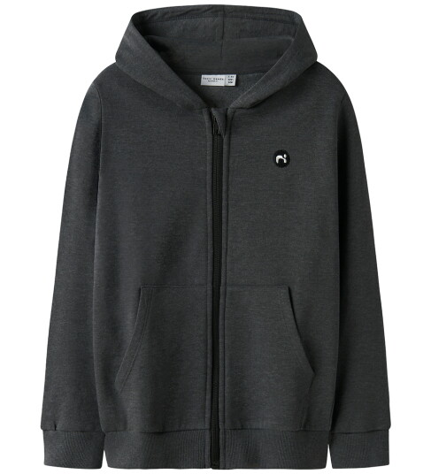Name It NkmVimo Mørkegrå Melert Cardigan 146-152 Barneklær