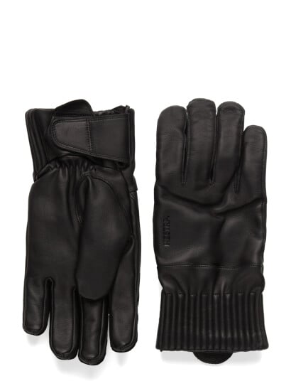 Hestra Idre Wool - 5 Finger Black - Black - 6