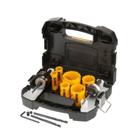 Dewalt DT90355-QZ Hullsagsett 11 deler BiM Maskintilbehør & forbruk Dewalt DT90355-QZ Hullsagsett 11 deler BiM Maskintilbehør & forbruk