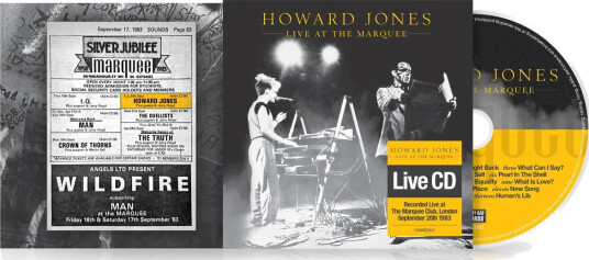 Howard Jones Live At The Marquee CD