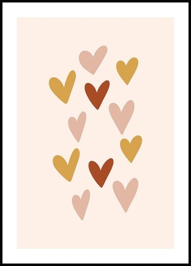 Hearts Plakat Plakat / 100x150cm
