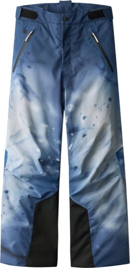 Molo Skibukser Jump Pro 360 Air Børstet Molo 12 år (152) Ski Pants Blå Hvit Lyseblå