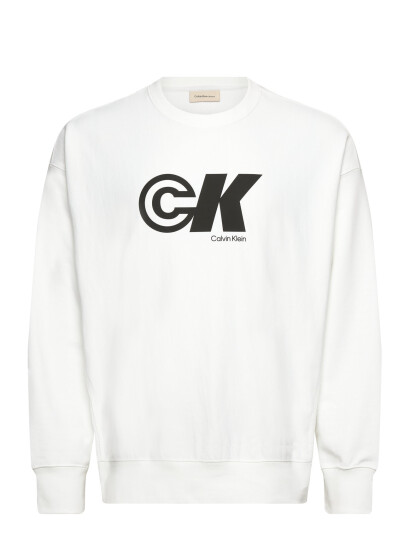 Calvin Klein Jeans Premium Terry Ck Sport Graphic C - White - XS