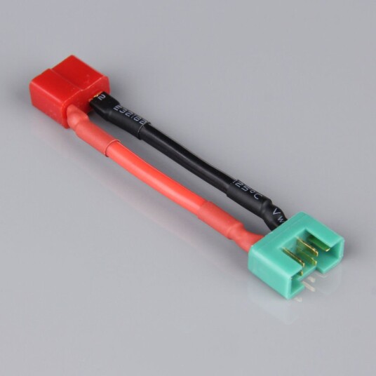 Radient 010119 Battery Adapter MPX Male to Deans HCT Female Radient 010119 Battery Adapter MPX Male to Deans HCT Female