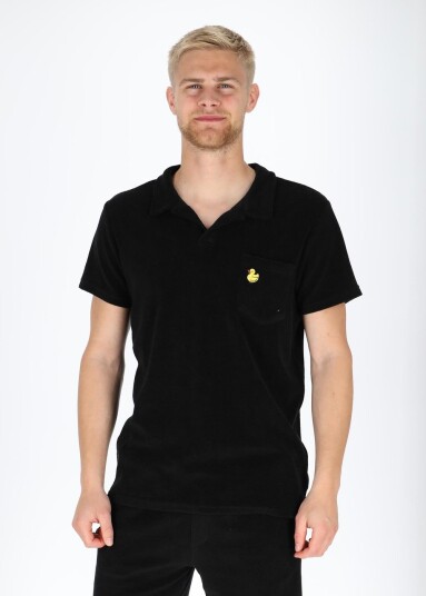 Blount & Pool Ibiza Terry Pique Black M Piketrøyer Blount & Pool Ibiza Terry Pique Black M Piketrøyer