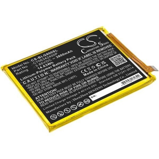 Blu G0290ww batteri (3800 mAh 3.85 V, Sort)