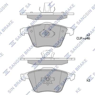 Hi Q SP1784 Bremseklosser