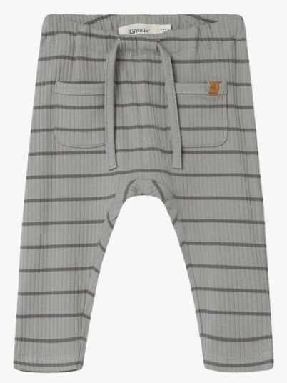 Lil- Atelier Kail Reg Pant Grå 74 Lil- Atelier Kail Reg Pant Grå 74