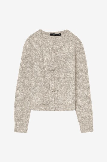 Vero Moda Kardigan vmBlossom LS O neck Boo Grå