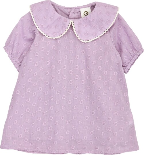 Müsli Daisy Collar S/S Dress Baby Purple 92