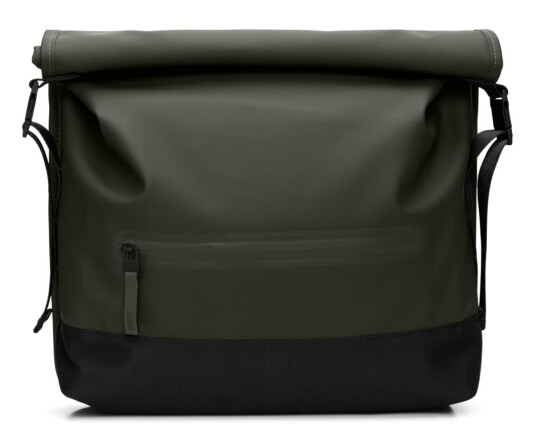 Rains Trail Rolltop Messenger Bag W3 Green Sykkelveske Rains Trail Rolltop Messenger Bag W3 Green Sykkelveske