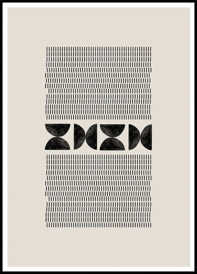 Geometric Harmony Poster Plakat / 70x100cm