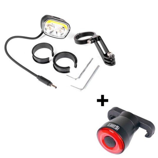 Elsykkellykt Light5 EB2000 2000 lm / Bosch Frontlykt + Light5 Blip baklykt Performance Line CX Gen4 Smart System BES3 Elsykkellykt Light5 EB2000 2000 lm / Bosch Frontlykt + Light5 Blip baklykt Performance Line CX Gen4 Smart System BES3