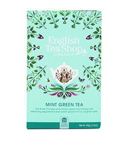 English Tea Shop Mynte Grønn te Ø 20 Poser