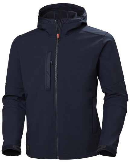 HH Workwear Workwear Helly Hansen Kensington Softshelljakke Med Hette Marineblå L HH Workwear Workwear Helly Hansen Kensington Softshelljakke Med Hette Marineblå L
