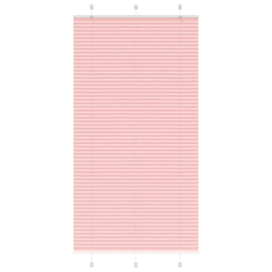  plisségardin Rosa 110x200 cm Stoff Bredde 109,4 Polyester