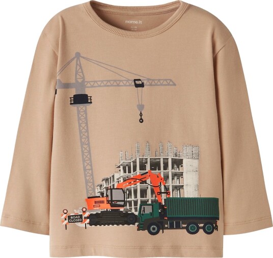Name It Genser NmmNick Sesam Name It 2 år (92) Genser Beige Brun