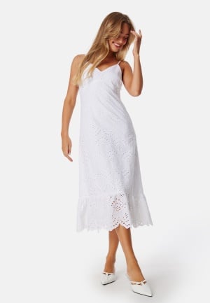 Pieces Pcvilde Strap Dress Bright White L Pieces Pcvilde Strap Dress Bright White L