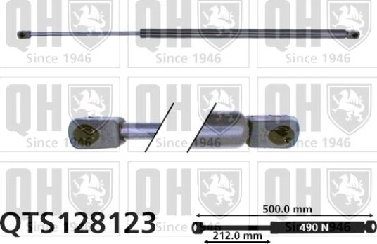 QUINTON HAZELL QTS128123 Baklukedemper