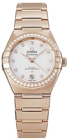 Omega Dameklokke 131.55.29.20.55.001 Constellation Co Axial 29Mm