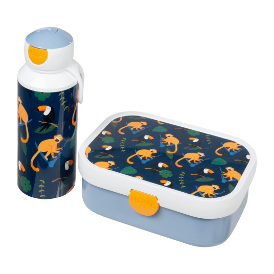 Mepal Campus animal flaske + matboks set One Size blue