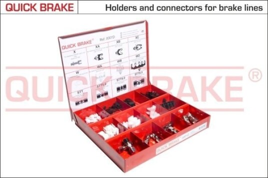 Sortiment, festeelementer QUICK BRAKE 0001D