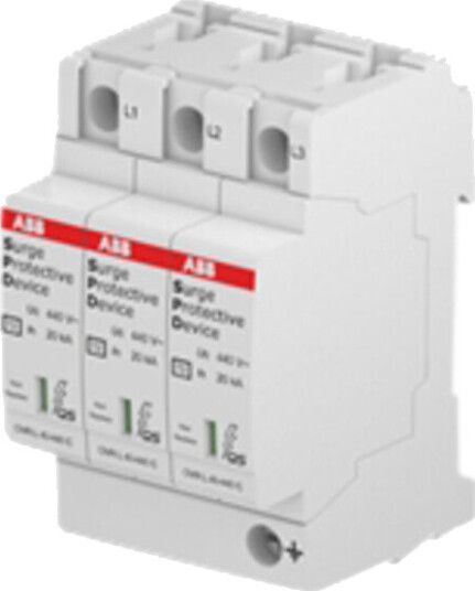 ABB Overspenningsvern T2 3L 40-440 P QS - IT 3Pol ABB - 1672317