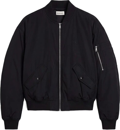 Calvin Klein Jeans Nylon Short Filled Bomber Black XS