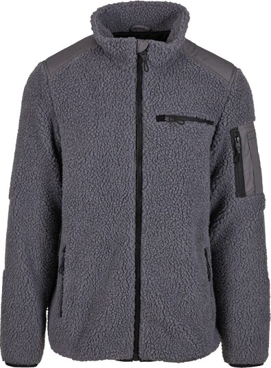Brandit Ramble Teddyfleece jakke for menn Grå