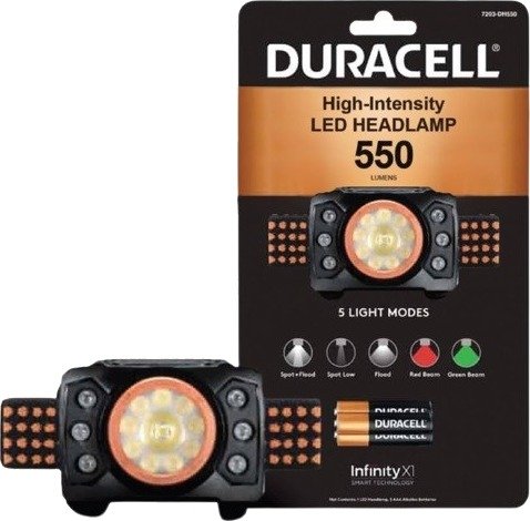 Duracell 550 Hodelykt Med Fem Lysmoduser