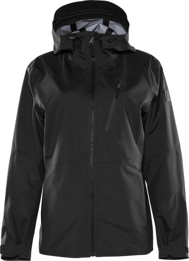 Fristads Zinc 2XL Dame Skalljakke Vann- og Vindtett Svart