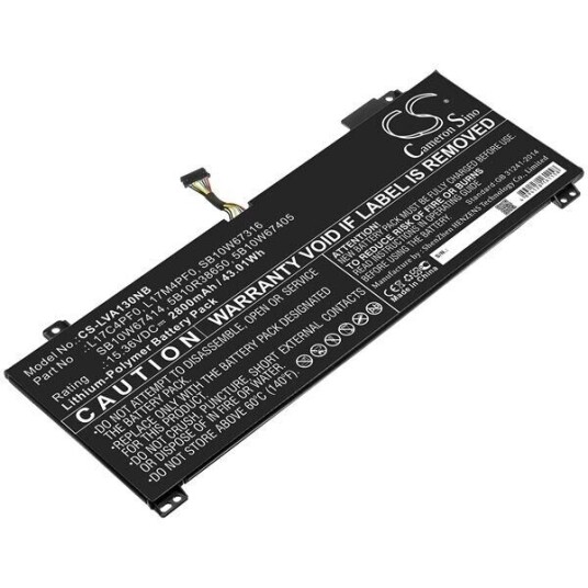 Lenovo xiaoxin Air 13 batteri (2800 mAh 15.36 V, Sort)
