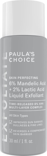 Skin Perfecting 6% Mandelic Acid + 2% Lactic Acid Liquid Exfoliant 30 ml Skin Perfecting 6% Mandelic Acid + 2% Lactic Acid Liquid Exfoliant 30 ml