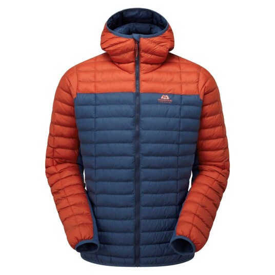 Mountain Equipment Particle Hooded Mens Jacket Cosmos/redrock M