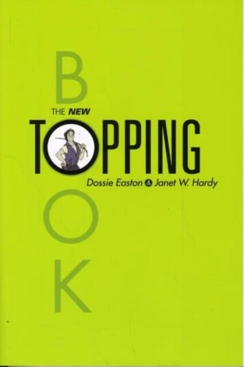 The New Topping Book Av Dossie Easton, Janet W Hardy